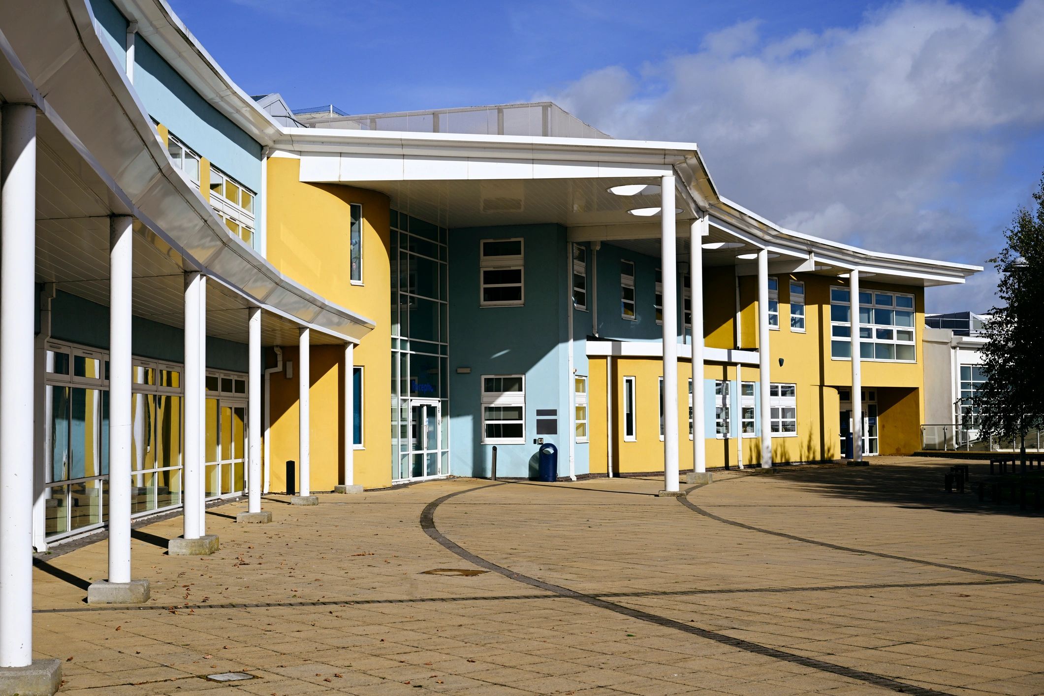 Commercial building exterior