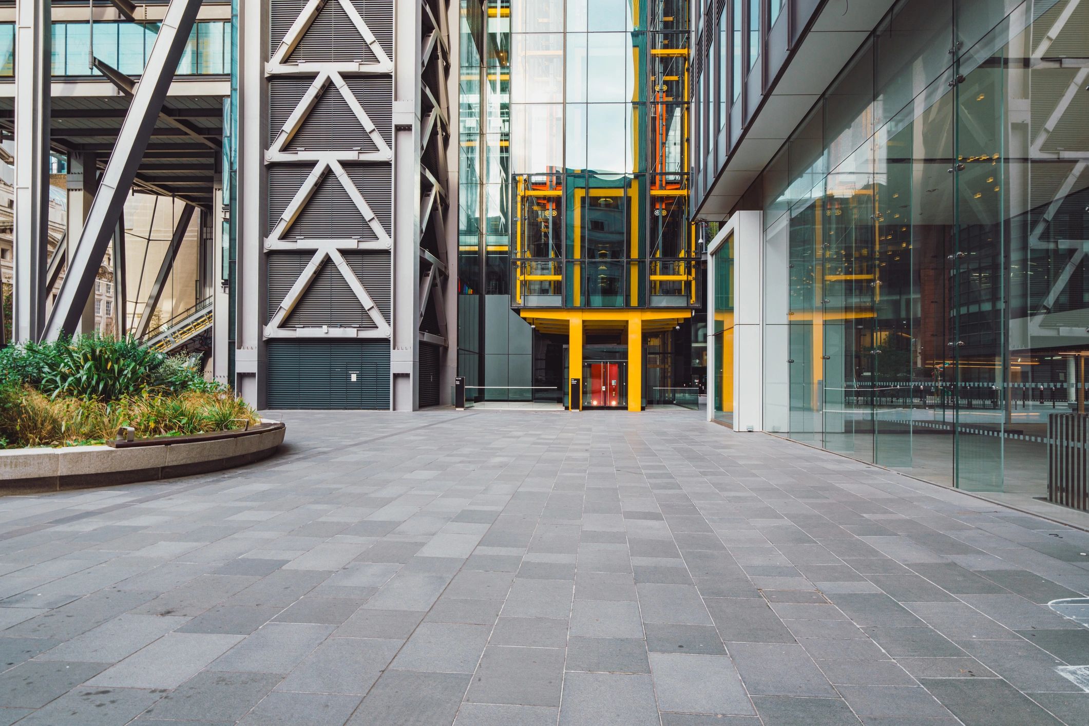Commercial building exterior representing supply and fit services